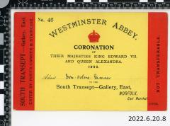 ticket, admission